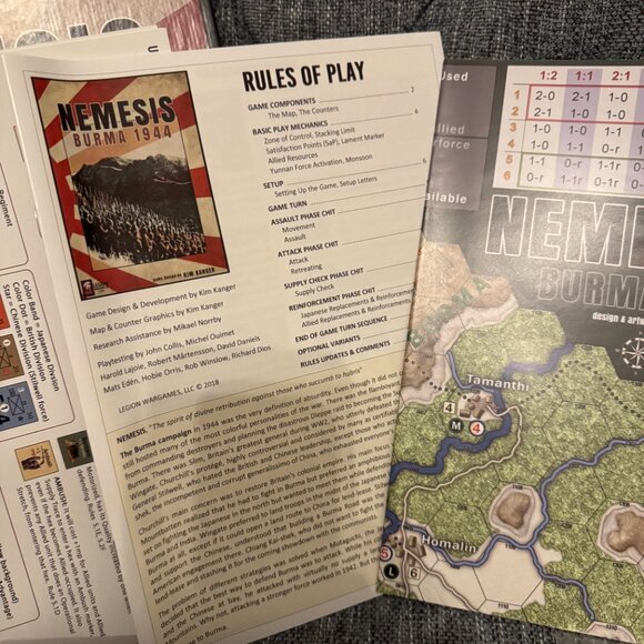 Nemesis: Burma 1944 (open, unpunched) LWG-1801 - Picture 11 of 13